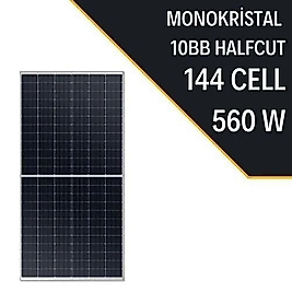 QUALITY 550W A-PANEL HALF CUT MONOKRISTAL GÜNEŞ PANELİ
