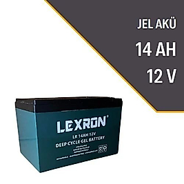 LEXRON 14AH-12V JEL AKÜ