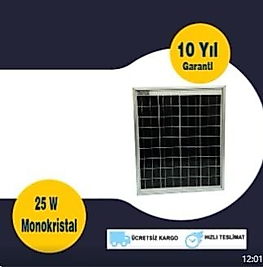 12 V 25W Monokristal