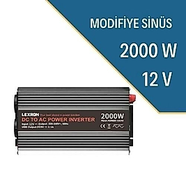 LEXRON 2000W-12V MODİFİYE SİNÜS İNVERTER